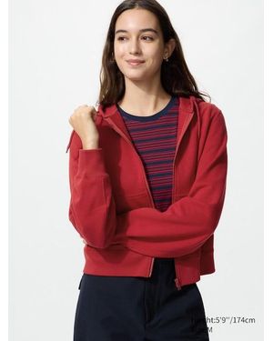 Uniqlo Sweat Full-Zip Hoodie - Red
