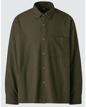 Uniqlo Easy Care Soft Shirt - Green