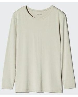 Uniqlo Heattech Crew Neck T-Shirt - White