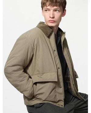 Uniqlo Padded Short Blouson - Natural
