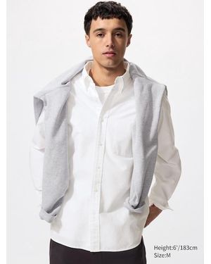 Uniqlo Camicia Oxford Regular - Bianco