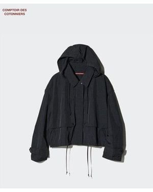 Uniqlo Parka Corta - Negro