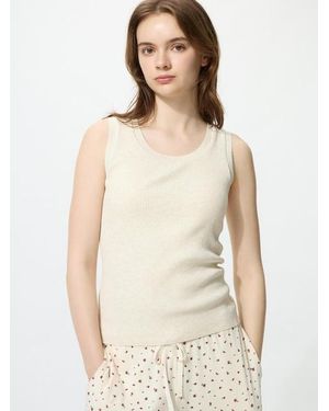 Uniqlo Washable Knit Bra Top (Sleeveless) - Natural