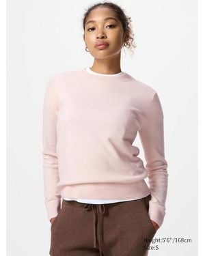 Uniqlo Maglione 100% Cashmere Girocollo - Blu