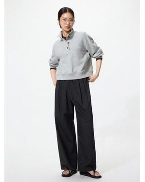 Uniqlo Cotton Volume Easy Trousers (Longer) - White