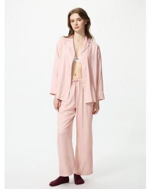 Uniqlo Pigiama Raso - Rosa