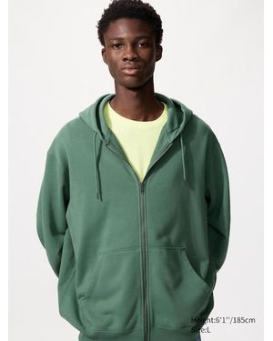 Uniqlo Sweat Full-Zip Hoodie - Green