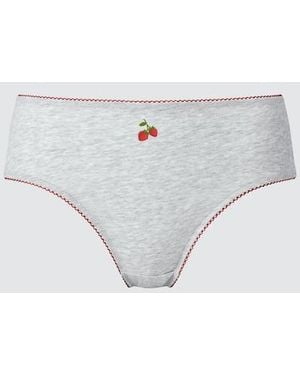 Uniqlo Bikini Slip (Erdbeeren) - Blau