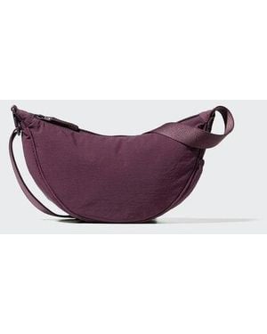 Uniqlo Mini Borsa A Tracolla Rotonda - Viola