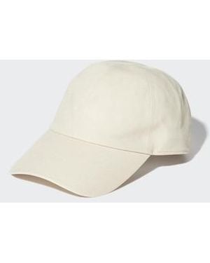 Uniqlo Adjustable Linen Blend Cap - White