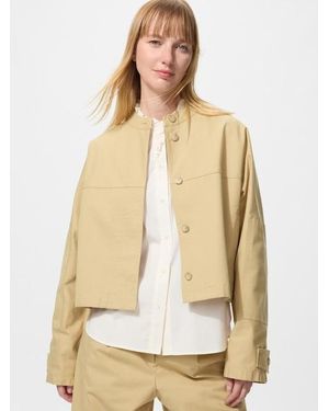 Uniqlo Cotton Short Jacket - Natural