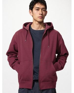 Uniqlo Sweat Full-Zip Hoodie - Purple