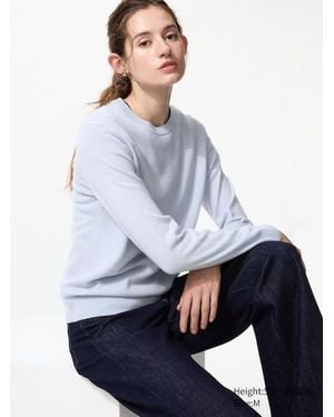 Uniqlo Jersey 100% Cashmere Cuello Redondo - Azul