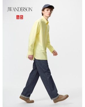 Uniqlo Selvedge Straight Jeans (Longer) - White