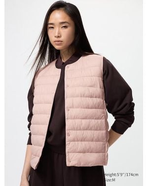 Uniqlo Puffertech Compact Vest - Natural