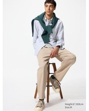 Uniqlo Pantalón Confort Elástico Tobillero - Neutro