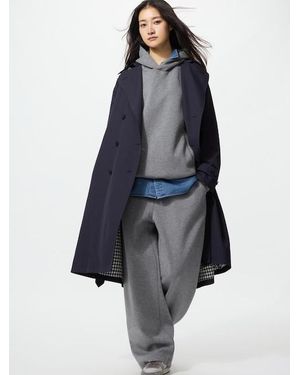 Uniqlo Gabardina Relax - Azul
