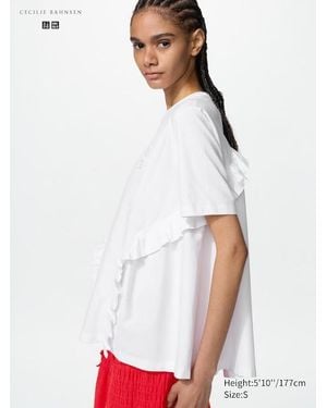Uniqlo Frill T-Shirt - White