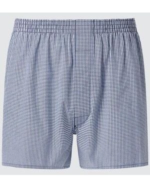 Uniqlo Woven Trunks (Gingham) - Blue