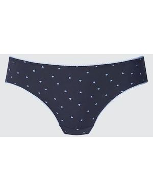 Uniqlo Bikini Briefs (Hearts) - Blau
