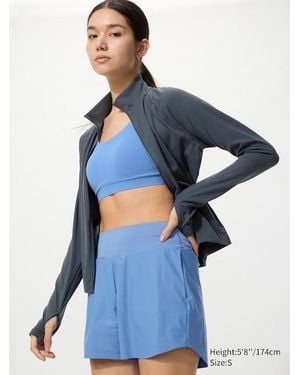Uniqlo Ultra Stretch Active Full-Zip Jacket - Blue