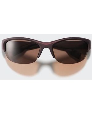 Uniqlo Sports Sunglasses (Half Rim) - Brown