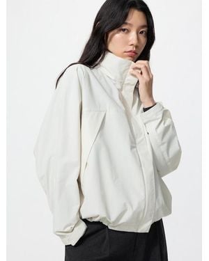 Uniqlo Windproof Stand Blouson - Grey