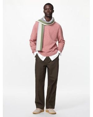 Uniqlo Straight Work Trousers - Pink
