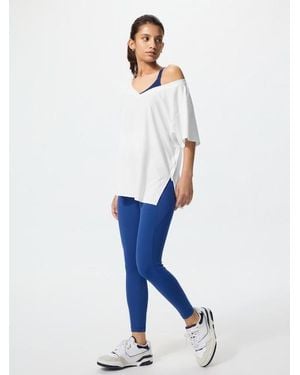Uniqlo Leggings Ultraelásticos Deportivos (Corto) - Blanco