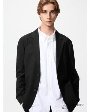 Uniqlo Giacca Blazer Jersey Soft - Nero