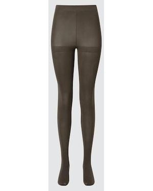 Uniqlo Heattech Leg Shaper Tights (60 Denier) - Brown