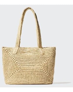 Uniqlo Crochet Tote Bag - Natural