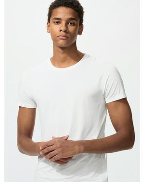Uniqlo Airism Crew Neck T-Shirt - White