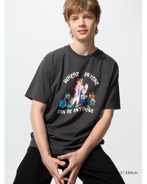 Uniqlo Zootropolis Ut Graphic T-Shirt - Grey