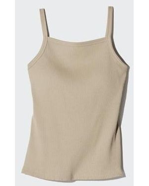 Uniqlo Square Neck Camisole Bra Top - White