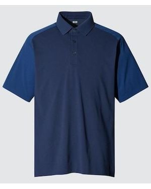 Uniqlo Dry-Ex Polo Shirt (Adam Scott) - Blue