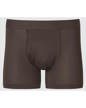 Uniqlo Airism Boxer Briefs (Heather) - Brown