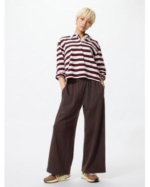 Uniqlo Wide Sweat Trousers - Red