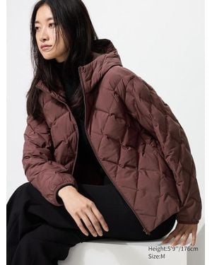 Uniqlo Puffertech Parka - Brown