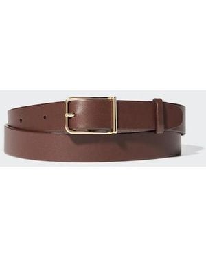 Uniqlo Clean Belt - White