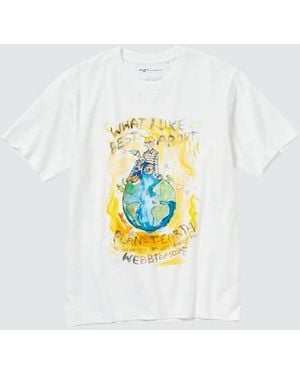 Uniqlo Peace For All Graphic T-Shirt (Francesco Risso) - White