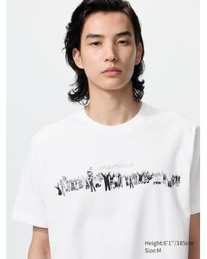 Uniqlo Manga Ut Shueisha 100Th Graphic T-Shirt (Golden Kamuy) - White