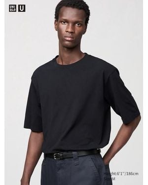 Uniqlo T-Shirt Dry-Ex Girocollo - Nero