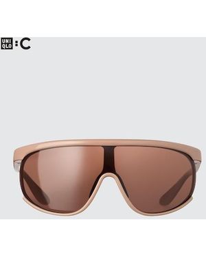 Uniqlo Occhiali Da Sole A Mascherina - Rosa