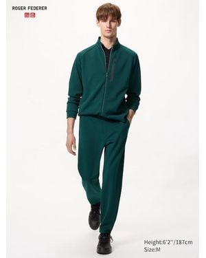 Uniqlo Pantaloni Tuta Dry Elasticizzati - Verde
