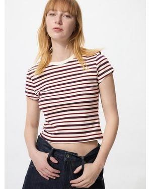 Uniqlo Mini T-Shirt (Striped) - Red