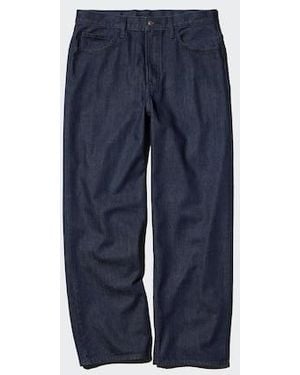 Uniqlo Wide Straight Jeans - Blue