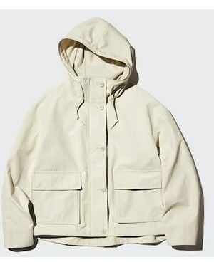 Uniqlo Utility Cotton Blend Parka - White