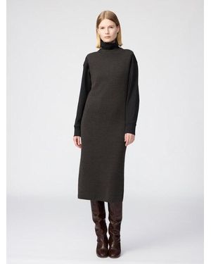 Uniqlo Vestido Punto Sin Mangas - Multicolor