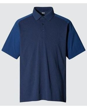 Uniqlo Dry-Ex Polo Shirt (Adam Scott) - Blue